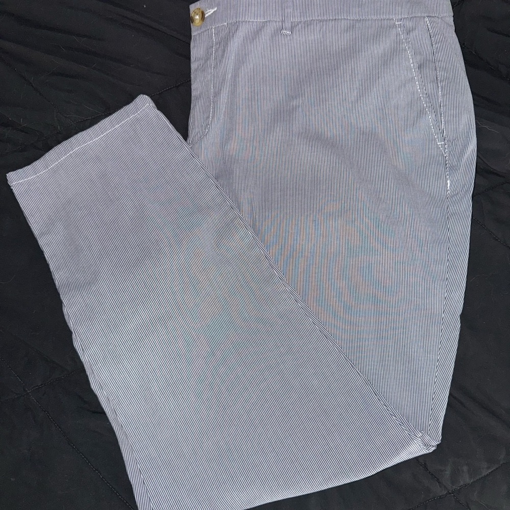 Tommy Hilfiger Blue Pinstripe Chinos